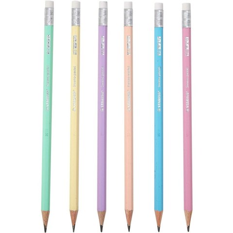 Ołówek Stabilo Swano Pastel HB różowy Stabilo Ołówek Stabilo Swano Pastel HB różowy Stabilo