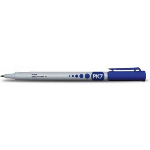 PIÓRO KULKOWE RYSTOR PK7 0.7mm NIEBIESKIE Rystor PIÓRO KULKOWE RYSTOR PK7 0.7mm NIEBIESKIE Rystor