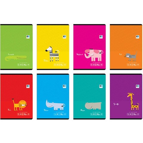Zeszyt Interdruk B&B Kids Pastel A5/16k linia Interdruk Zeszyt Interdruk B&B Kids Pastel A5/16k linia Interdruk