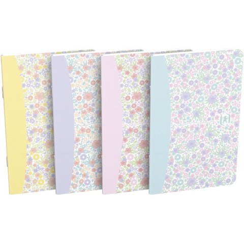 Zeszyt Oxford Floral 90x140mm/30k linia mix kolorów Oxford Zeszyt Oxford Floral 90x140mm/30k linia mix kolorów Oxford
