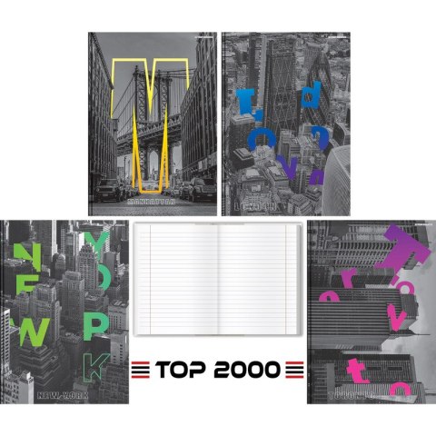 Brulion Top 2000 City A4/96k linia Top 2000 Brulion Top 2000 City A4/96k linia Top 2000