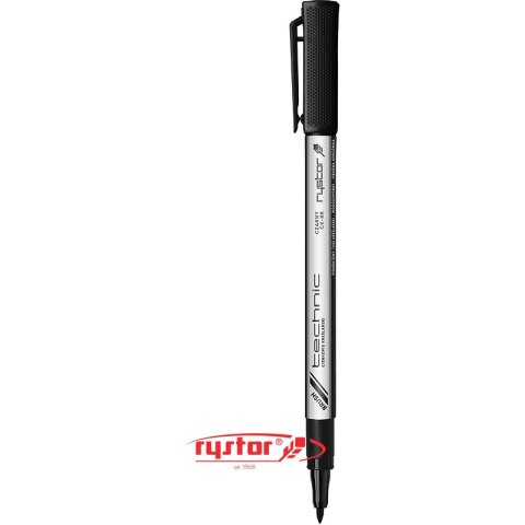 Cienkopis kreślarski Rystor Technic Brush czarny Rystor Cienkopis kreślarski Rystor Technic Brush czarny Rystor
