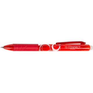 Długopis wymazywalny Q-Connect 1.0mm czerwony Q-CONNECT