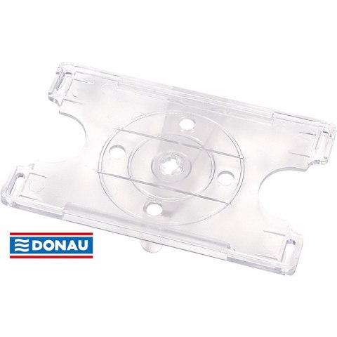 Holder do karty Donau 87x54mm PCV transparentny Donau Holder do karty Donau 87x54mm PCV transparentny Donau