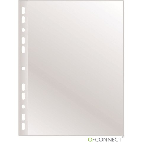 Koszulki Q-Connect A4/40µm poszerzane groszkowe (100) Q-CONNECT Koszulki Q-Connect A4/40µm poszerzane groszkowe (100) Q-CONNECT