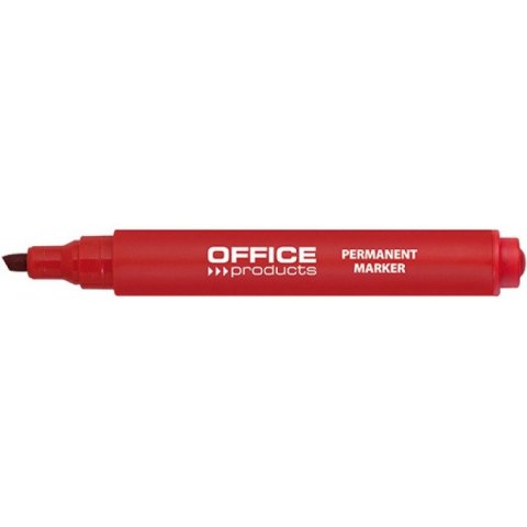 Marker permanentny Office Products 1-5mm ścięty czerwony Office Products Marker permanentny Office Products 1-5mm ścięty czerwony Office Products