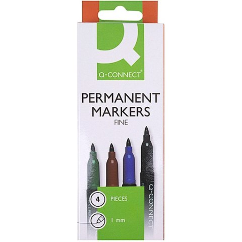Markery do płyt Q-Connect 1mm 4 kolory Q-CONNECT Markery do płyt Q-Connect 1mm 4 kolory Q-CONNECT