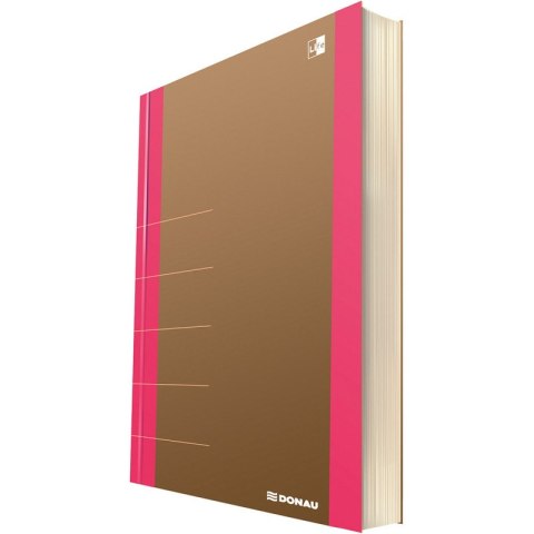 Notatnik Donau Life 165x230mm 80k kratka różowy Donau Notatnik Donau Life 165x230mm 80k kratka różowy Donau