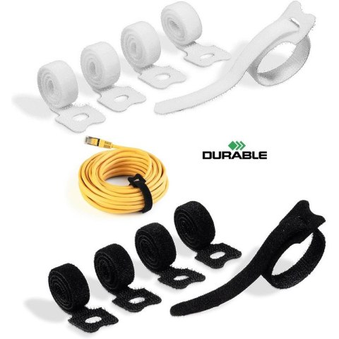Opaski do kabli Durable Cavoline Grip Tie 10x200mm białe (5) Durable Opaski do kabli Durable Cavoline Grip Tie 10x200mm białe (5) Durable
