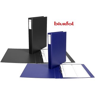 Segregator do akt osobowych Biurfol A4/4cm 2R granatowy Biurfol