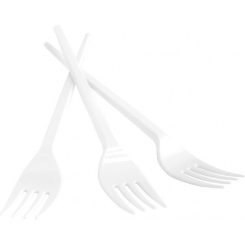 Widelec plastikowy Office Products 17cm biały (100) Office Products Widelec plastikowy Office Products 17cm biały (100) Office Products