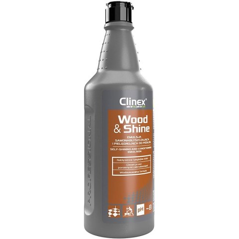 Emulsja CLINEX Wood&Shine, samonabłyszczajšca i pielęgnujšca podłogi 1l Clinex Emulsja CLINEX Wood&Shine, samonabłyszczajšca i pielęgnujšca podłogi 1l Clinex