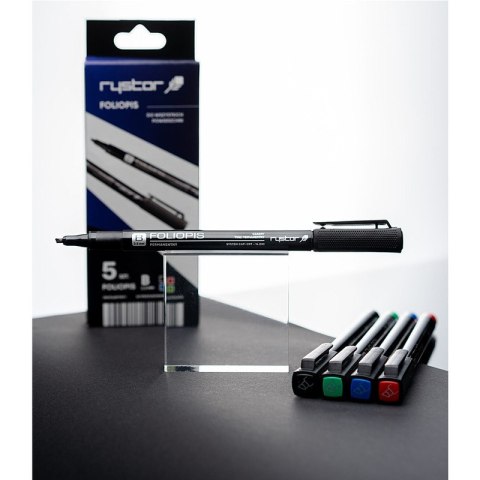 Foliopisy permanentne Rystor FB-25 2.5mm 4 kolory (5) Rystor Foliopisy permanentne Rystor FB-25 2.5mm 4 kolory (5) Rystor