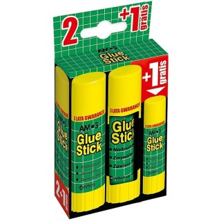 Kleje w sztyfcie Amos 2x22g + 10g Amos