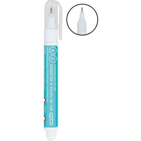Korektor w piórze Grand GR-10M 6ml metalowa końców Grand Korektor w piórze Grand GR-10M 6ml metalowa końców Grand