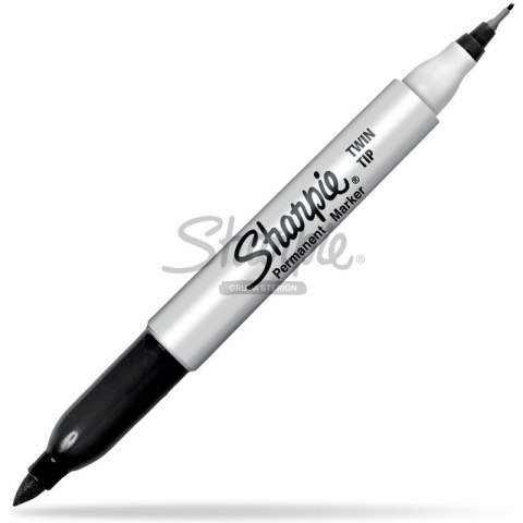 Marker permanentny Sharpie Twin Tip czarny SHARPIE Marker permanentny Sharpie Twin Tip czarny SHARPIE