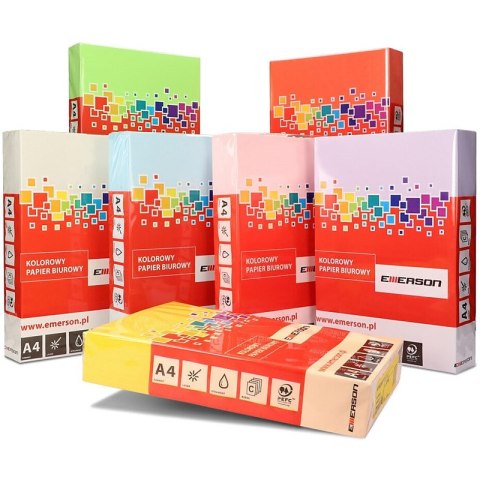 Papier Emerson A4/80g kanarkowy (500) Emerson Papier Emerson A4/80g kanarkowy (500) Emerson