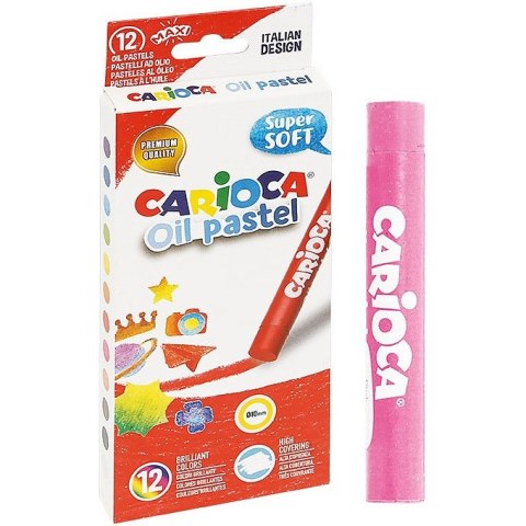 Pastele olejne Carioca 12 kolorów CARIOCA Pastele olejne Carioca 12 kolorów CARIOCA