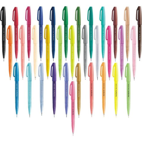 Pisak pędzelkowy Pentel Brush Sign Pen SES15C brąz Pentel Pisak pędzelkowy Pentel Brush Sign Pen SES15C brąz Pentel