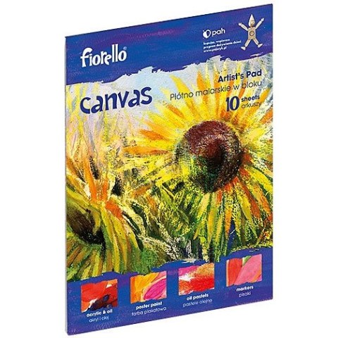 Płótno malarskie w bloku Fiorello Canvas 22.7x30cm (10) FIORELLO Płótno malarskie w bloku Fiorello Canvas 22.7x30cm (10) FIORELLO