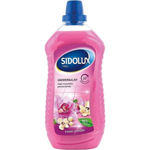 Płyn uniwersalny Sidolux 1L Kwiat orchidei SIDOLUX Płyn uniwersalny Sidolux 1L Kwiat orchidei SIDOLUX