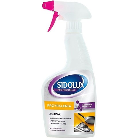 Spray Sidolux Professional 500ml Przypalenia SIDOLUX Spray Sidolux Professional 500ml Przypalenia SIDOLUX
