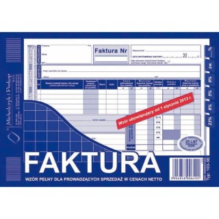 FAKTURA VAT A5 (O+1K) Michalczyk i Prokop