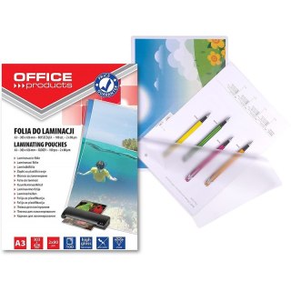 Folia laminacyjna Office Products A3 2x80µm błyszcząca (100) Office Products