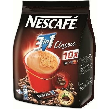 KAWA NESCAFÉ 3w1 CLASSIC 10*16,5g ROZPUSZCZALNA Nescafe KAWA NESCAFÉ 3w1 CLASSIC 10*16,5g ROZPUSZCZALNA Nescafe