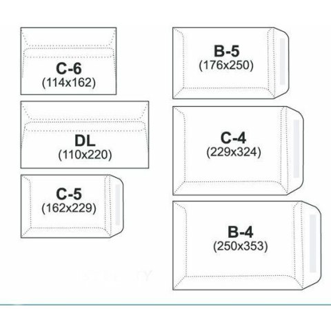 KOPERTY C6 HK BIAŁE (50) NC Koperty KOPERTY C6 HK BIAŁE (50) NC Koperty