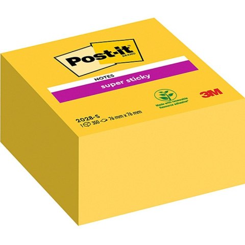 Karteczki Post-it Super Sticky 76x76mm (2028-S) żółte (350) Post-it Karteczki Post-it Super Sticky 76x76mm (2028-S) żółte (350) Post-it
