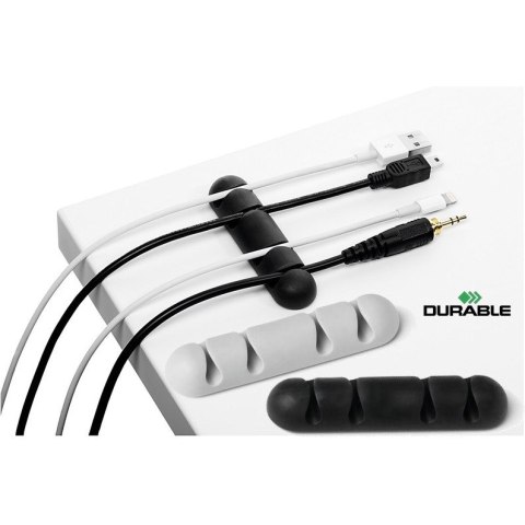 Klipsy do kabli Durable Cavoline Clip 4 szare (2) Durable Klipsy do kabli Durable Cavoline Clip 4 szare (2) Durable