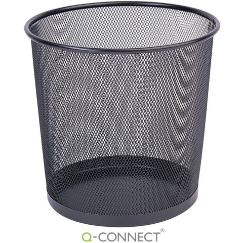 Kosz na śmieci Q-Connect 12L metalowy czarny Q-CONNECT Kosz na śmieci Q-Connect 12L metalowy czarny Q-CONNECT