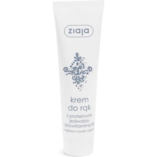 Krem do rąk Ziaja 100ml z proteinami jedwabiu i prowitaminą B5 ZIAJA