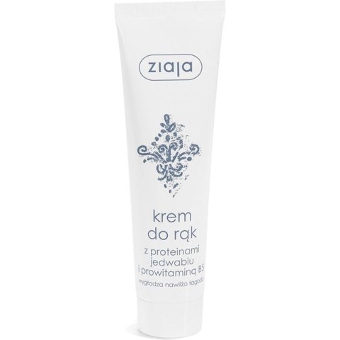 Krem do rąk Ziaja 100ml z proteinami jedwabiu i prowitaminą B5 ZIAJA Krem do rąk Ziaja 100ml z proteinami jedwabiu i prowitaminą B5 ZIAJA