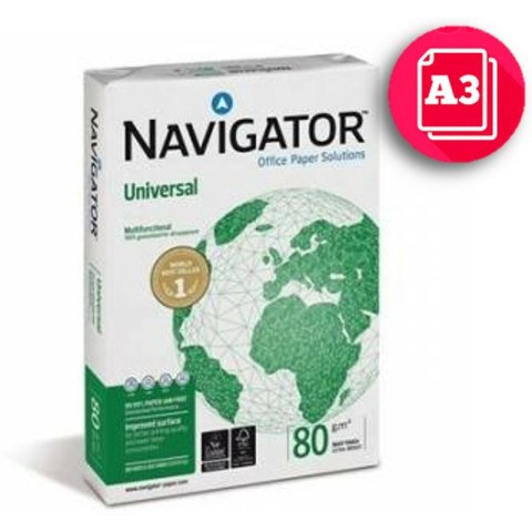 PAPIER NAVIGATOR UNIVERSAL A3/80g (500) NAVIGATOR PAPIER NAVIGATOR UNIVERSAL A3/80g (500) NAVIGATOR