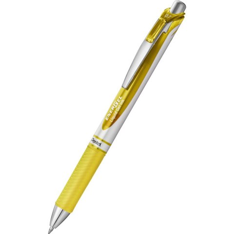 Pióro kulkowe Pentel EnerGel BL77 0.7mm żółte Pentel Pióro kulkowe Pentel EnerGel BL77 0.7mm żółte Pentel