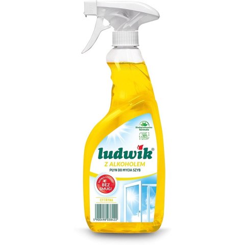 Płyn do szyb Ludwik 600ml Cytryna z alkoholem LUDWIK Płyn do szyb Ludwik 600ml Cytryna z alkoholem LUDWIK