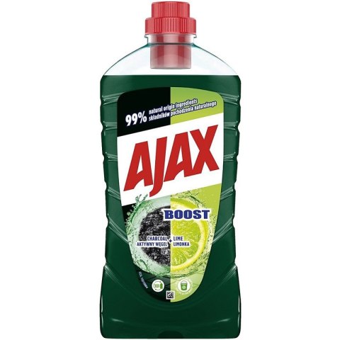 Płyn uniwersalny Ajax Boost 1L Charcoal + Lime AJAX Płyn uniwersalny Ajax Boost 1L Charcoal + Lime AJAX