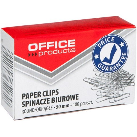 Spinacze biurowe Office Products 50mm okrągłe (100) Office Products Spinacze biurowe Office Products 50mm okrągłe (100) Office Products