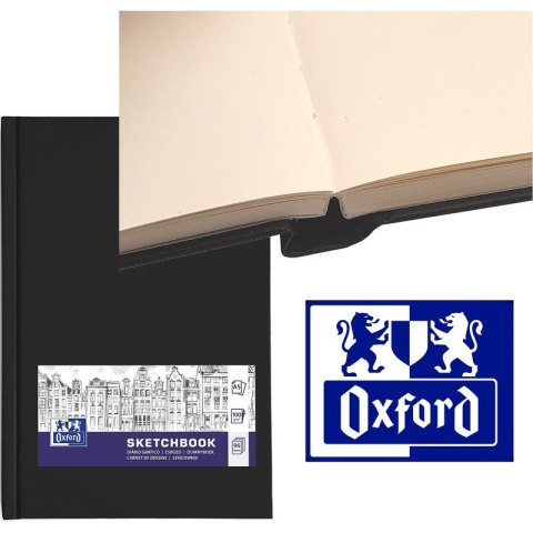 Szkicownik Oxford Sketchbook A5/96k czarny Oxford Szkicownik Oxford Sketchbook A5/96k czarny Oxford