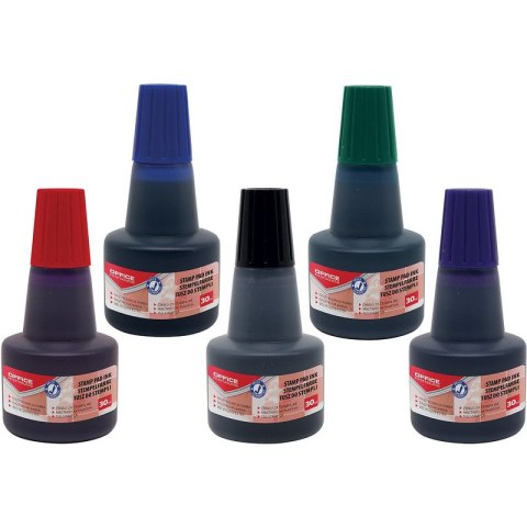 Tusz do pieczątek OFFFICE PRODUCTS, 30ml, czarny Office Products Tusz do pieczątek OFFFICE PRODUCTS, 30ml, czarny Office Products
