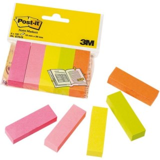 ZAKŁADKI POST-IT 15*50mm 5 KOLORÓW (5*100) Post-it